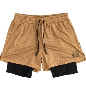 Kill Crew Training Short with Liner Size Small Sand EUC